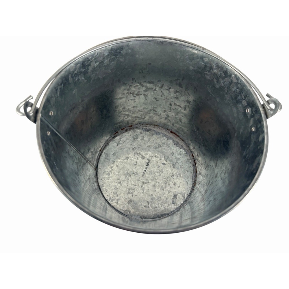 Coors Light Beer 5 Quart Galvanized Metal Ice Bucket Born In The Rockies - Picture 3 of 8